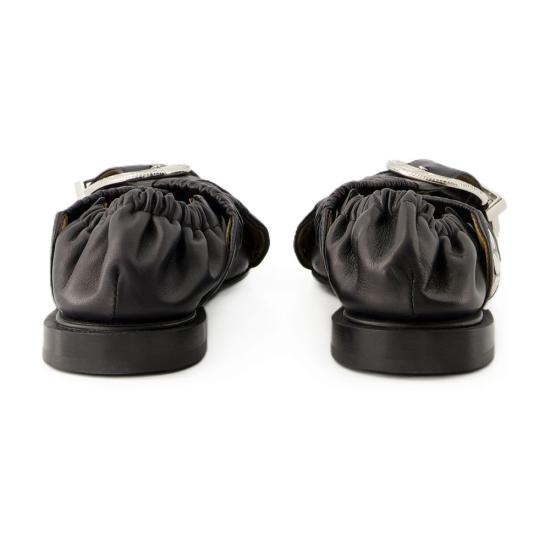 26SS 토가 플랫 슈즈 FTGPWJ92809005 black - TOGA