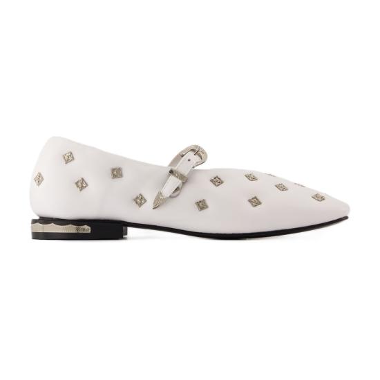  토가 플랫 슈즈 FTGPW134200105 white