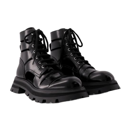  알렉산더 맥퀸 부츠 755644WIDU01000 BLACK - ALEXANDER MCQUEEN