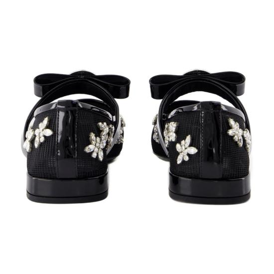  베르사체 플랫 슈즈 1016073 1A11865 1B00P BLACK - VERSACE