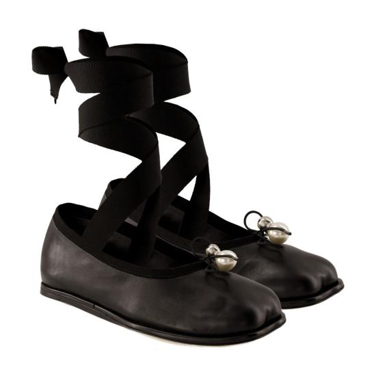  시몬로샤 플랫 슈즈 RMP17B 0755 black - SIMONE ROCHA