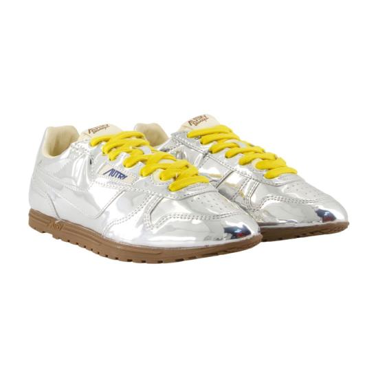 25FW 오트리 WINDSPIN 윈드스핀 스니커즈 WSLW RY01 silver - AUTRY