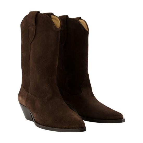 26FW 이자벨마랑 두에르토 레더 카우보이 부츠 BO0003FA A1A03S 50CL brown - ISABEL MARANT