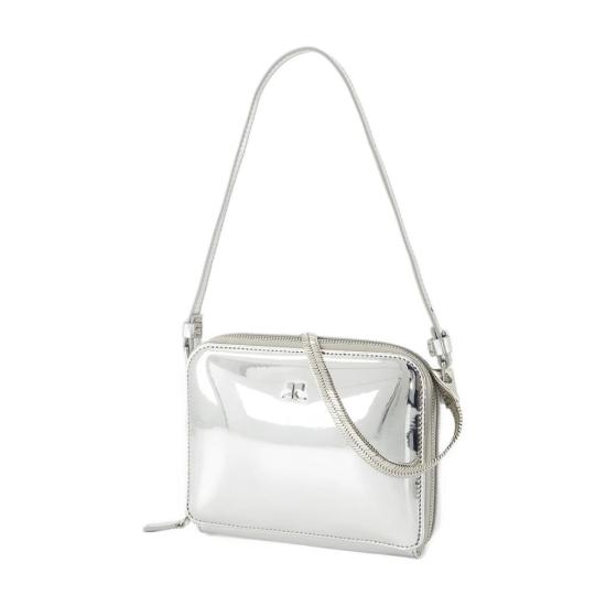  쿠레쥬 숄더백 424GSA146PU0017 9000 silver - COURREGES