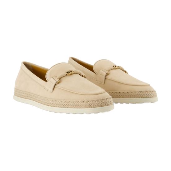 25SS 토즈 미니 버클 스트랩 스웨이드 로퍼  XXW92K0HZ00D8WC600 beige - TODS