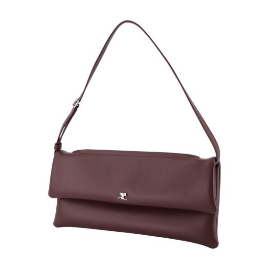 25FW 쿠레쥬 숄더백 425GSA202CR0027 4010 burgundy - COURREGES