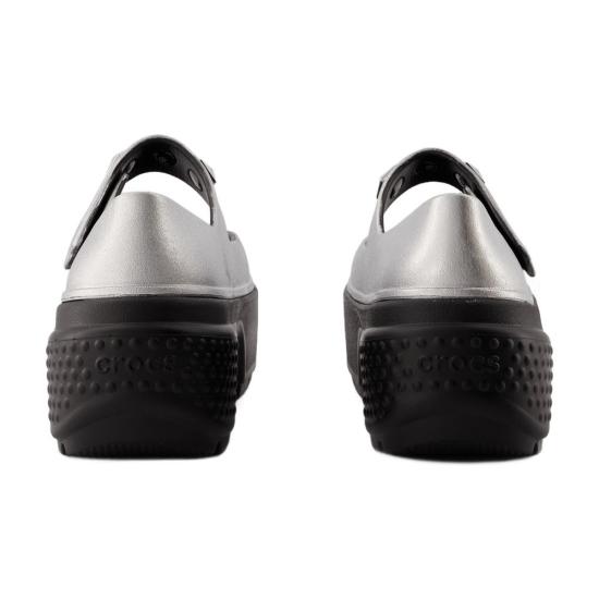  크록스 플랫 슈즈 210437 040 SILVER - CROCS