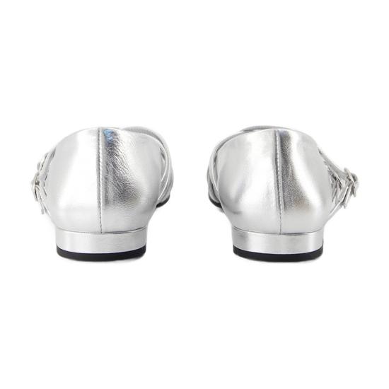 25SS 카렐 페리스 플랫 슈즈 332839 05 silver - CAREL PARIS