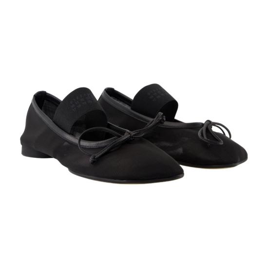 26FW MM6 메종마르지엘라 플랫 슈즈 S59WZ0101 P7138 T8013 black - MM6 MAISON MARGIELA