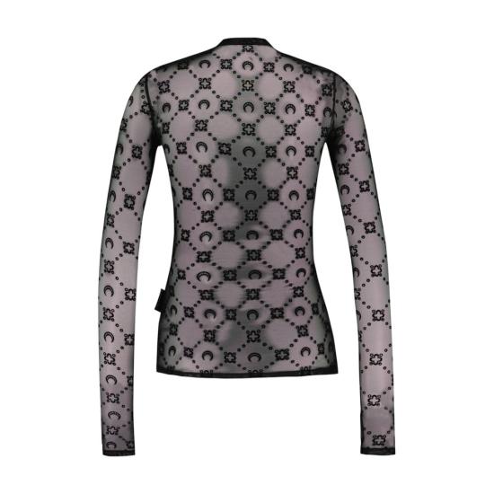 26SS 마린세르 긴팔 티셔츠 WTO388ACJER0005 BK99 black - MARINE SERRE