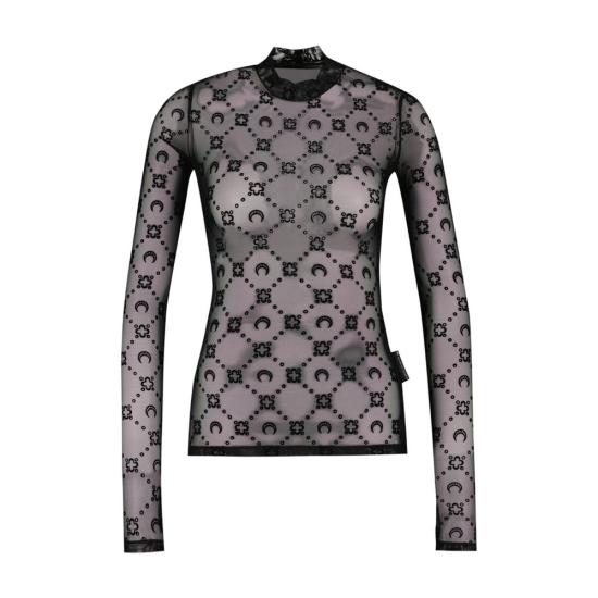 26SS 마린세르 긴팔 티셔츠 WTO388ACJER0005 BK99 black