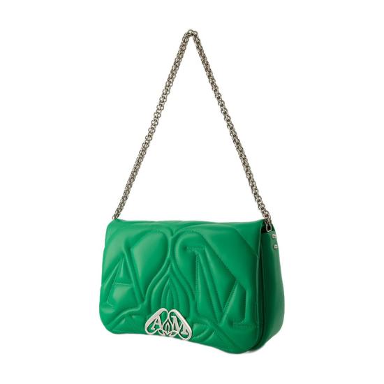  알렉산더 맥퀸 크로스백 7557031BLE23510 green - ALEXANDER MCQUEEN