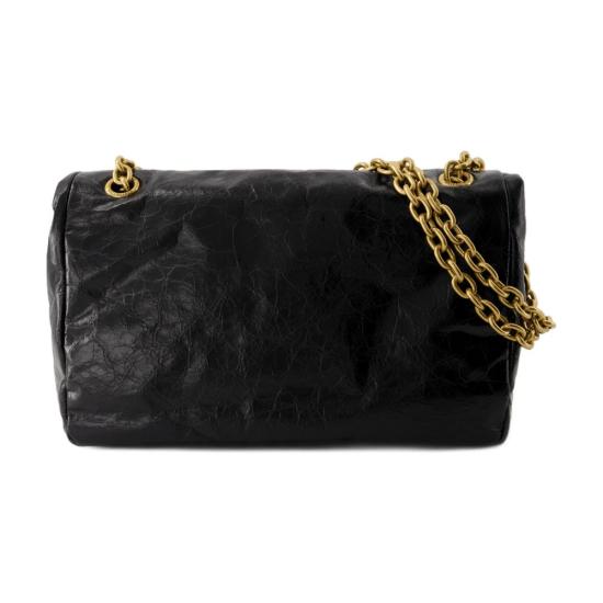 25SS 발렌시아가 모나코 스몰 체인 백 765966 2AAR8 1000 black - BALENCIAGA