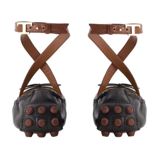  토즈 플랫 슈즈 XXW76K0HS50SWH014H BLACK - TODS