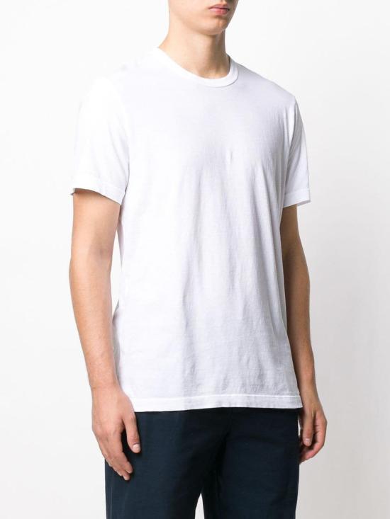 26FW 제임스펄스 클래식 핏 숏슬리브 크루넥 티셔츠 MLJ3311WHITE - JAMES PERSE