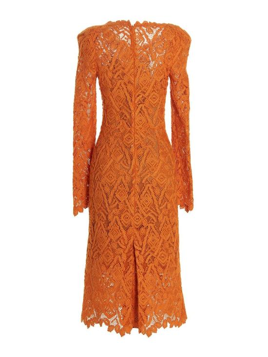  에르마노 설비노 미디 스커트 D412Q322FWR51150 Orange - ERMANNO SCERVINO