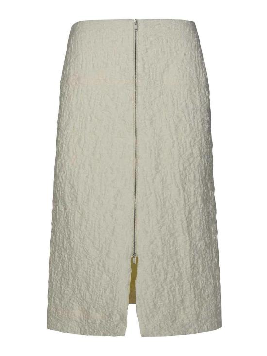  질샌더 미디 스커트 J02MA0174J20138102 White