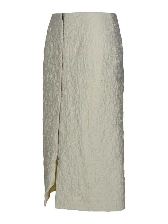  질샌더 미디 스커트 J02MA0174J20138102 White - JIL SANDER