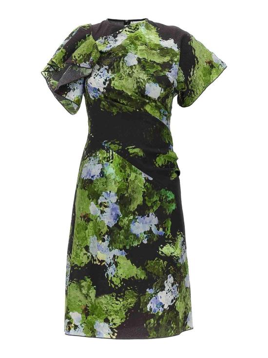  빅토리아 베컴 미디 원피스 1124WDR005199ABLACKFROST Multicolour