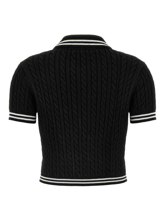 26SS 알레산드라리치 폴로 티셔츠 FABX4080K42640091 Black - ALESSANDRA RICH