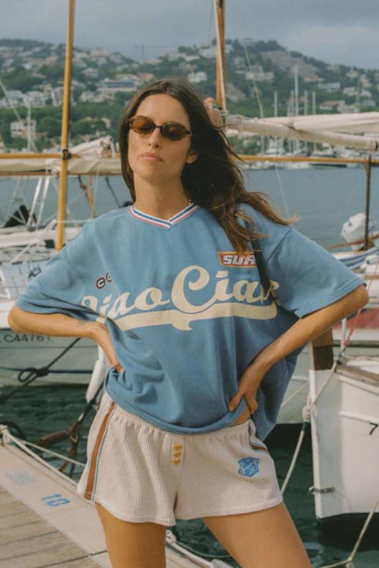  CIAO CIAO 반팔 티셔츠 Ciao Ciao Enzo 스포츠 저지 블루 - OTHER BRANDS