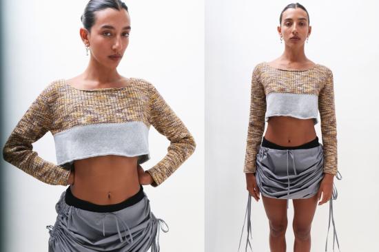  베이스레인지 스웨터 웨이스트