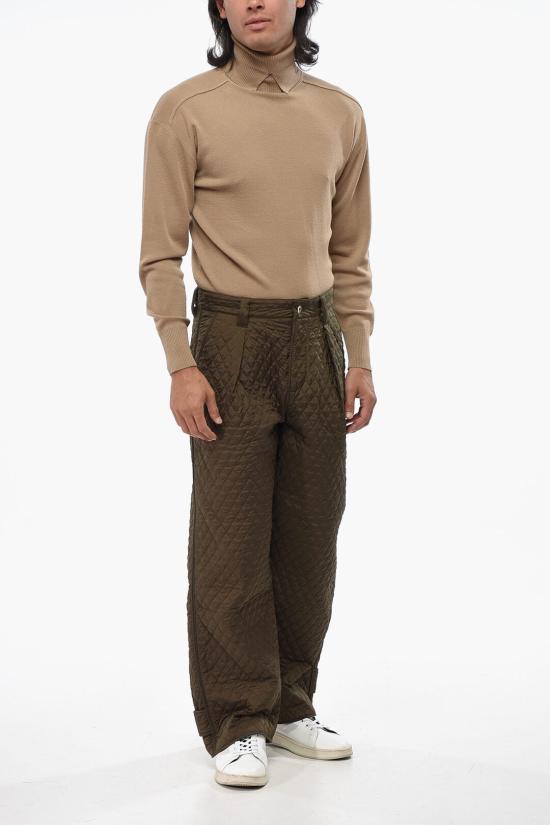  버버리 스트레이트 팬츠 8093048 C1173 Military Green - BURBERRY