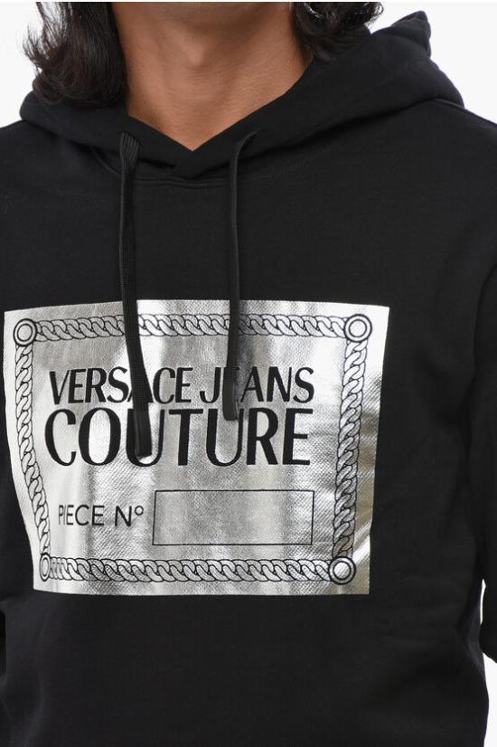  베르사체 후드 티셔츠 73GAIG04 CF00G S89 Black - VERSACE