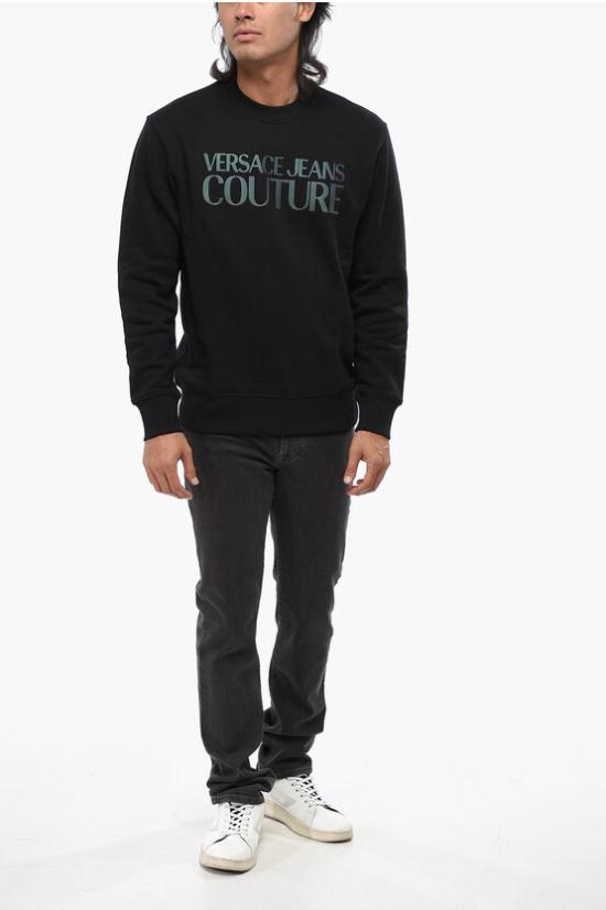  베르사체 긴팔 티셔츠 73GAIT02 CF00T 899 Black - VERSACE