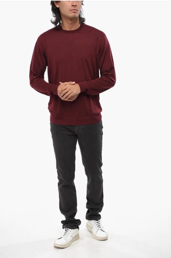  말로 스웨터 UMA008F8Z17E1279 Burgundy - MALO