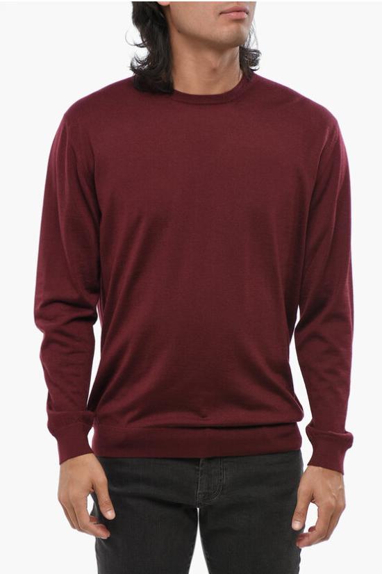  말로 스웨터 UMA008F8Z17E1279 Burgundy