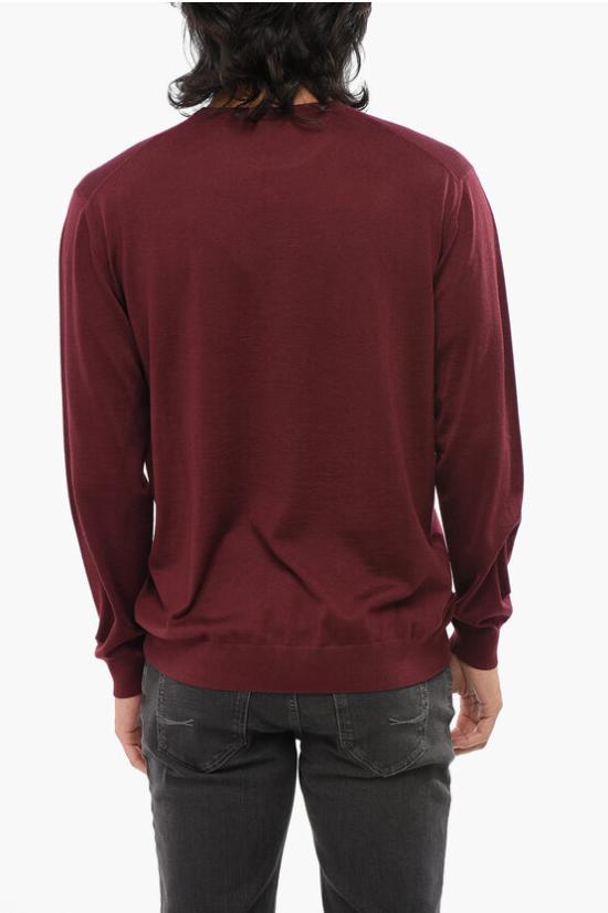  말로 스웨터 UMA008F8Z17E1279 Burgundy - MALO