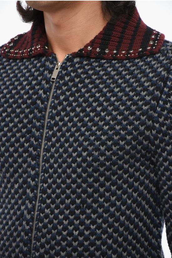  발렌티노 가라바니 가디건 5V3K300AAC1 ZDG Blue - VALENTINO GARAVANI