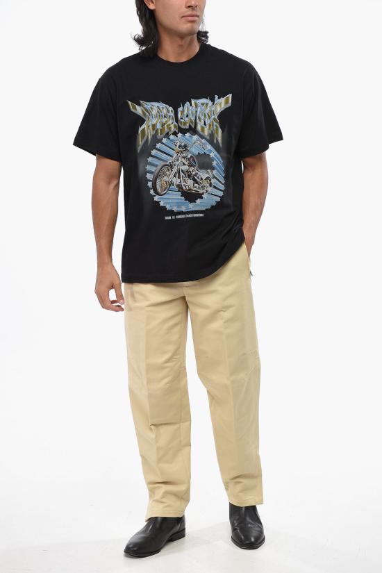  베르사체 반팔 티셔츠 76GAHE08CJ00E899 Black - VERSACE