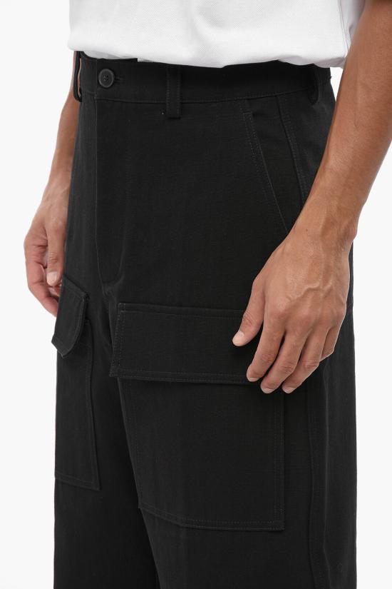  발렌티노 가라바니 카고 팬츠 5V0REB75AET 0NO Black - VALENTINO GARAVANI