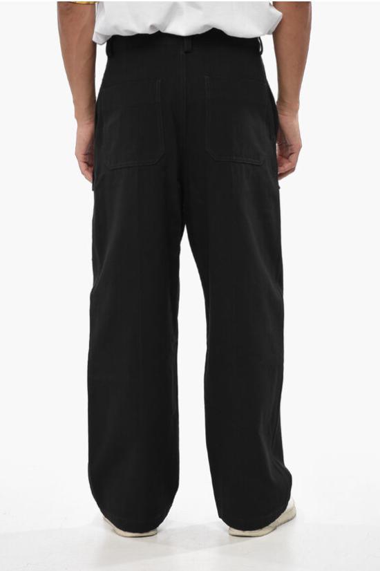  발렌티노 가라바니 카고 팬츠 5V0REB75AET 0NO Black - VALENTINO GARAVANI