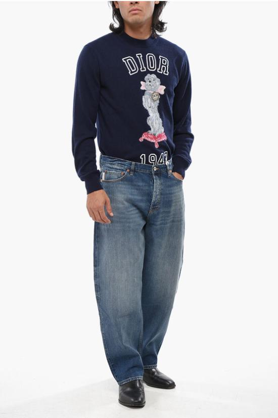  발렌티노 가라바니 데님 팬츠 5V0DE03YAEL558 Blue - VALENTINO GARAVANI