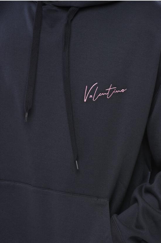  발렌티노 가라바니 후드 티셔츠 5V0MF25RAE4598 Blue - VALENTINO GARAVANI