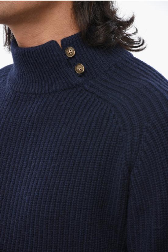  올리버 라투기 터틀넥 U60CWSCOSMOS Blue - OLIVER LATTUGHI