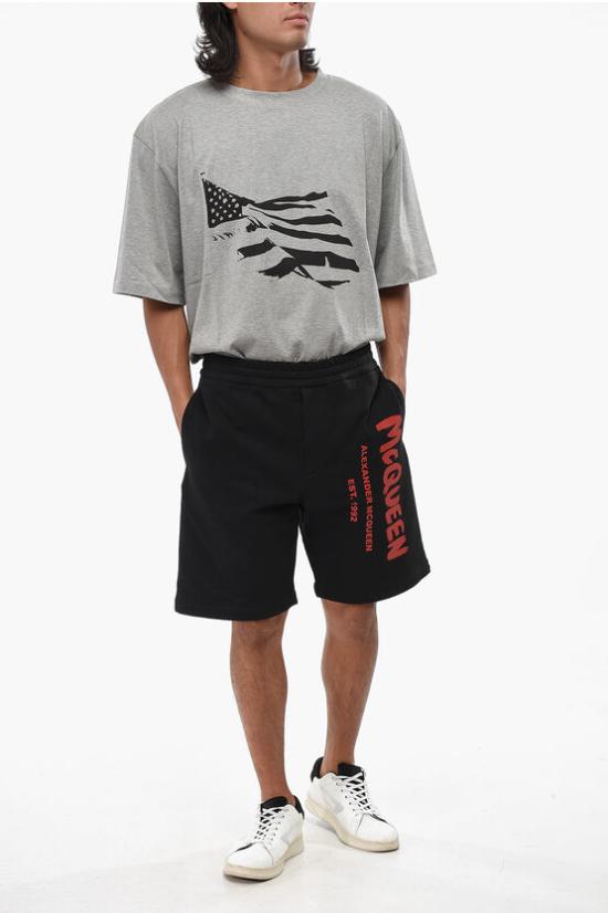  알렉산더 맥퀸 숏팬츠 688717 QTAAB 0509 Black - ALEXANDER MCQUEEN