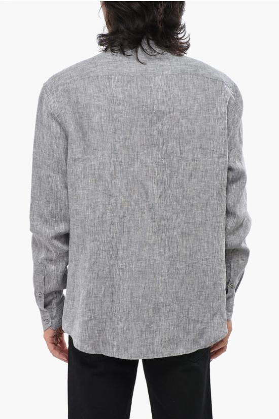  알마니 긴팔 셔츠 D41SMG D10F9 611 Gray - ARMANI