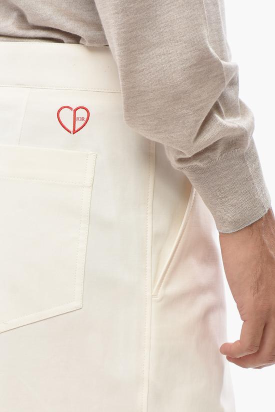  디올 스트레이트 팬츠 493C166A6209 083 White - DIOR