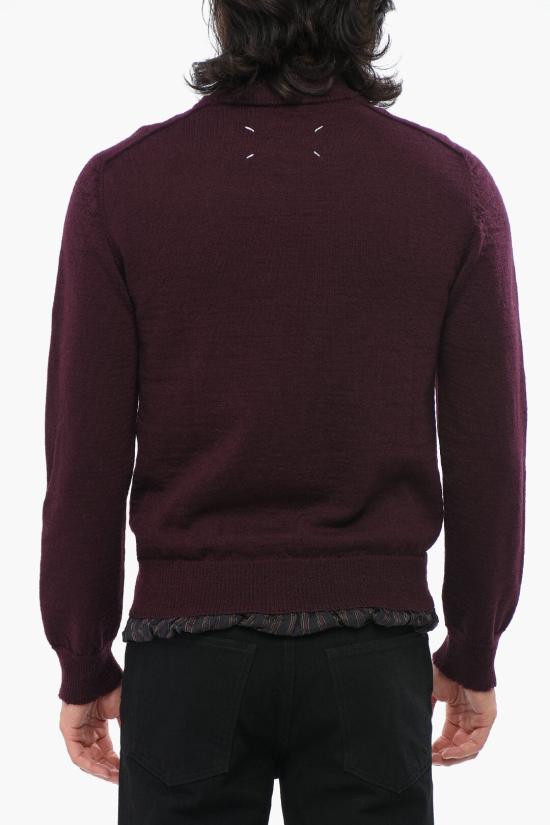  마르지엘라 터틀넥 S50HA1006 S17784 359 Burgundy - MAISON MARGIELA