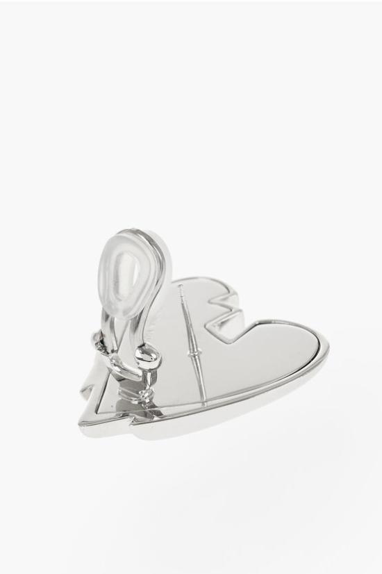  아미나 무아디 이어링 HEARTBREAKER EARRING SILVER BASE SILVE Silver - AMINA MUADDI