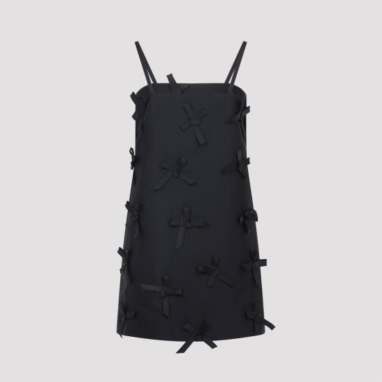 25FW 질샌더 미디 원피스 J03CT0534 J55099 001 BLACK - JIL SANDER