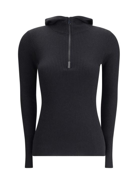 25FW 브루넬로 쿠치넬리 스웨터 M41844609 C101 Black