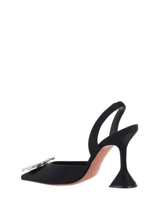 25FW 아미나 무아디 힐/펌프스 C9S343855BEG SATINBLACK Black - AMINA MUADDI