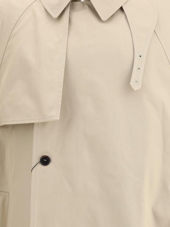 25FW 생로랑 코튼 트윌 소재 트렌치 케이프 848929Y3A99 9610 Beige - SAINT LAURENT