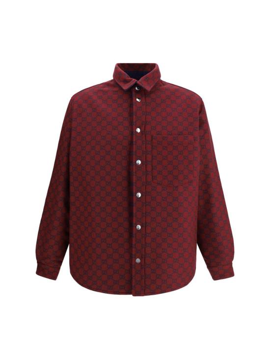 25FW 구찌 리버서블 데님 플란넬 셔츠 835282XDDB6 4447 BLUE - GUCCI