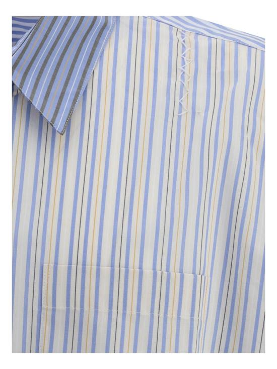 25FW 마르니 긴팔 셔츠 CUMU0061SQUTC529 STB50 BLUE - MARNI